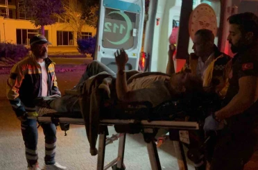 Polisten kaçan motosikletli kaza yapmış halde bulundu 