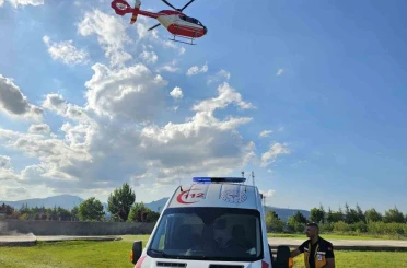 Prematüre ikizlerden biri helikopter ambulansla Niğde’ye nakledildi 