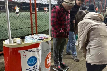 Ramazan turnuvasında sağlık standı 