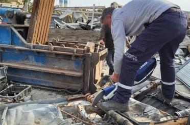 Refahiye’de itfaiye personeline trafik kazalarına müdahale eğitimi 