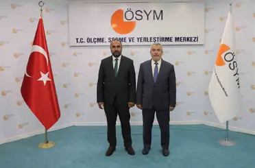Rektör Akkaya, ÖSYM Başkanı Ersoy ile görüştü
