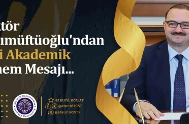 Rektör Hacımüftüoğlu’ndan yeni akademik dönem mesajı 