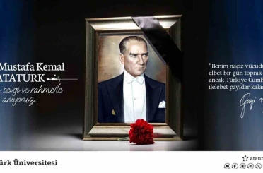 Rektör Hacımüftüoğlu’nun 10 Kasım Atatürk’ü anma günü mesajı 