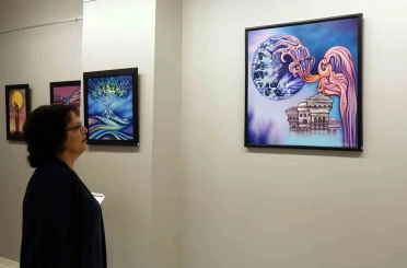 Ressam yüksel SANKO Sanat Galerisi’nde sergi açtı 