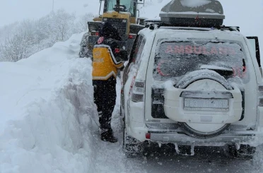 Rize’de kar nedeniyle 31 köy yolu ulaşıma kapandı 