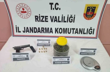 Rize’de uyuşturucu operasyonu 