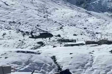 Rize’de yaylalara helikopterle erzak gönderilmeye devam ediliyor 