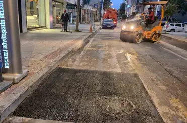 Rögar kapakları yol seviyesine getirildi
