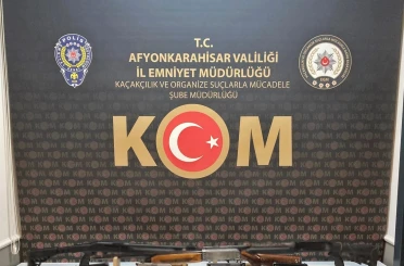 Ruhsatsız silah operasyonunda 1 kişi tutuklandı 