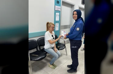 Sağlık hizmeti alan vatandaşlara KADES eğitimi 