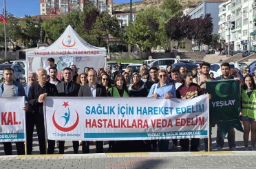 Sağlık için 10 bin adım attılar 