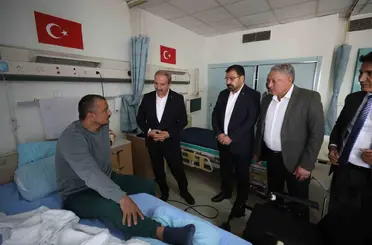 Sağlık-Sen’den gazilere ziyaret
