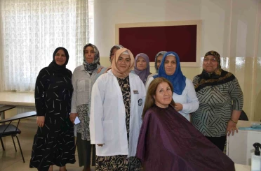 Şahinbeyli kadınlar meslek öğreniyor 