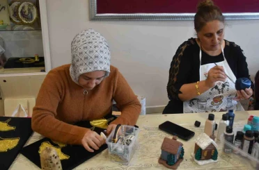 Şahinbeyli kadınlar üretiyor 