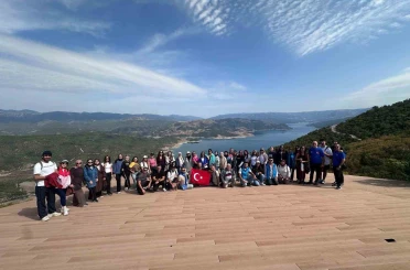 Şahinkaya Kanyonu’na doğa yürüyüşü 