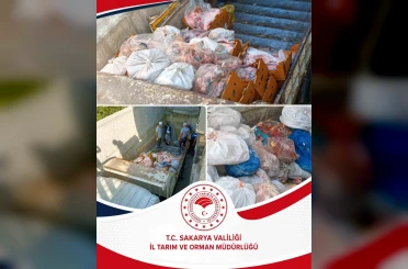 Sakarya’da bir işletmede 5 buçuk ton etiketsiz et ele geçirildi 
