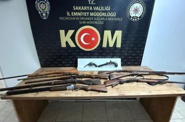 Sakarya’da silah kaçakçılığı operasyonu: 1 gözaltı 