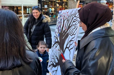 Sakaryalı kadınlar tuval başında buluştu 