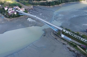 "Saklı cennet" Ayvacık’ta baraj suları çekildi, kara ortaya çıktı 