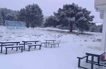 Salda’ya mevsimin ilk karı yağdı 