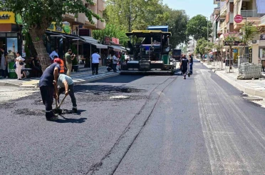 Salihli’nin Şüheda Caddesi baştan aşağı yenileniyor 
