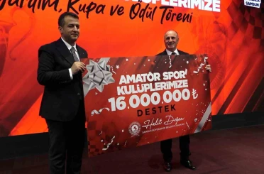Samsun Büyükşehir’den amatör spor kulüplerine 16 milyon TL destek 