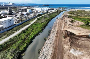 Samsun Yeni OSB’de drenaj tamamlandı, taş nakliyesi sürüyor 