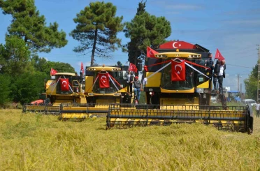 Samsun’da "1. Çeltik Hasat Günü" 