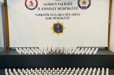 Samsun’da 10 bin uyuşturucu hap ele geçirildi