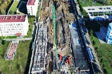 Samsun’da 2 bin kişilik öğrenci yurdunun inşaatı devam ediyor 