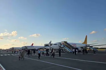 Samsun’da 7 ayda yaklaşık 1 milyon yolcuya havayolu hizmeti verildi
