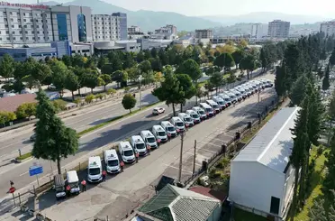 Samsun’da acılı günlerde kesintisiz destek: 29 araçla 7/24 hizmet
