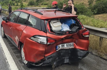 Samsun’da iki araç çarpıştı: 4 yaralı 