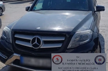 Samsun’da lüks araca 300 bin lira ceza 