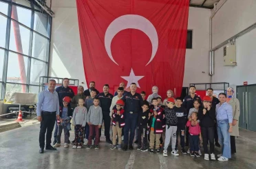 Samsun’da özel öğrencilere itfaiye eğitimi 