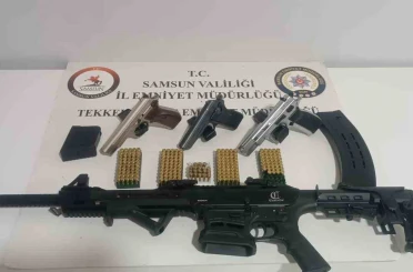 Samsun’da ruhsatsız silah operasyonu 