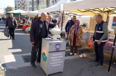 Samsun’da semt pazarlarına belediye tartısı