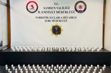 Samsun’da uyuşturucu hap ele geçirildi: 4 gözaltı 