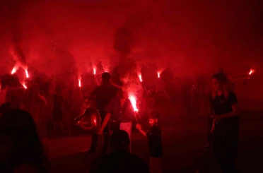 Samsunspor taraftarları, 61. kuruluş yıldönümünü kutladı 