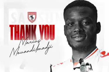 Samsunspor’da Mouandilmadji takımdan ayrıldı