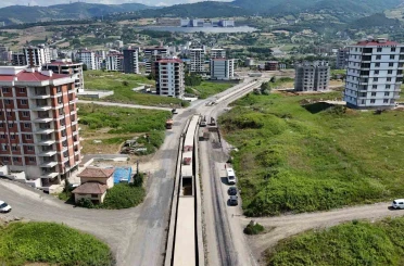 Samsun’un 5 ilçesinde ulaşım yatırımları sürüyor 
