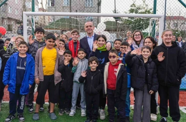 Sancaktepe’de Yaşar Kemal Yürüyüş Yolu ve Spor Alanı hizmete açıldı 