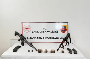 Şanlıurfa’da 13 ruhsatsız silah ile mühimmat ele geçirildi 