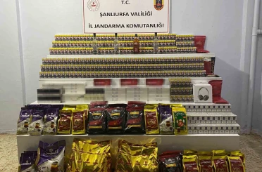 Şanlıurfa’da 9 bin 440 paket gümrük kaçağı sigara ele geçirildi 