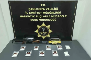 Şanlıurfa’da 9 bin adet uyuşturucu hap ele geçirildi: 1 gözaltı