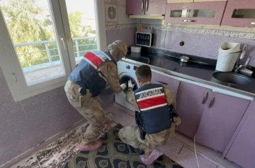 Şanlıurfa’da çamaşır makinesinden 12 tabanca çıktı