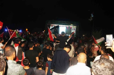 Şanlıurfa’da "Filistin Konvoyu" mitingine yoğun ilgi 