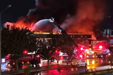 Şanlıurfa’da iş yerinde korkutan yangın 