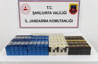 Şanlıurfa’da kaçak alkol ve sigara ele geçirildi
