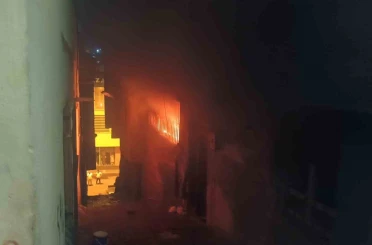 Şanlıurfa’da korkutan yangın yangın 